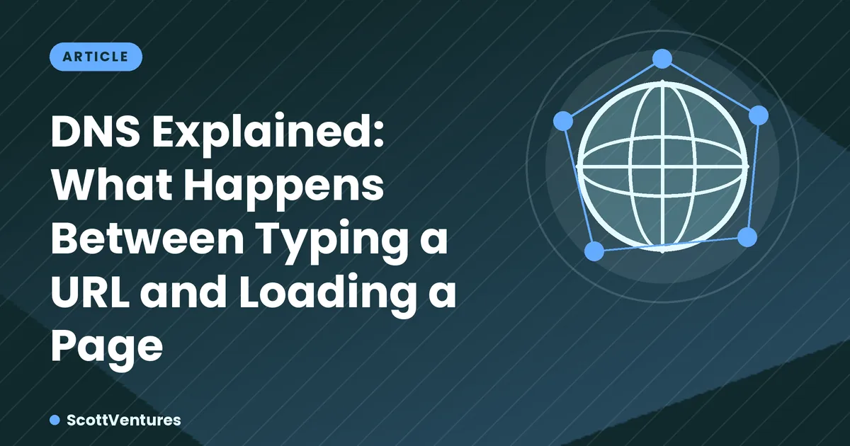 Cover: DNS Explained: What Happens Between Typing a URL and Loading a Page