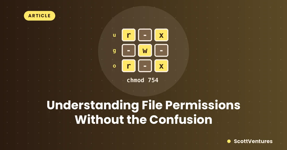 Cover: Understanding File Permissions Without the Confusion