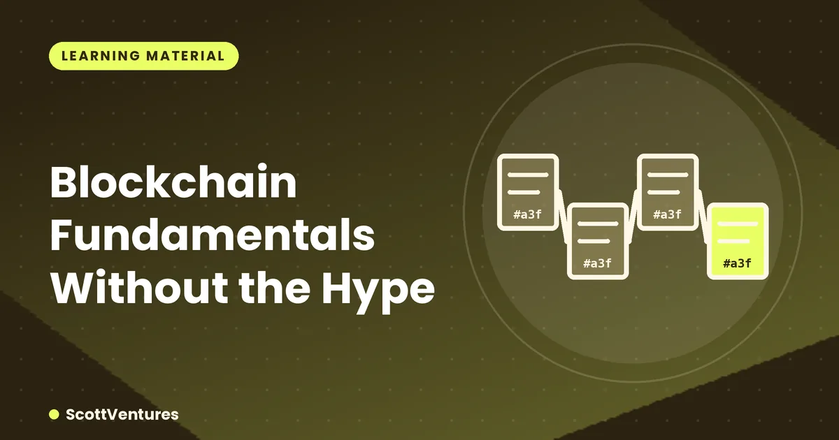 Cover: Blockchain Fundamentals Without the Hype