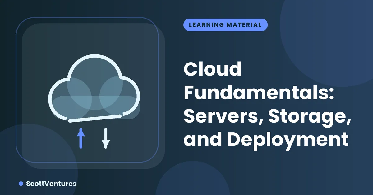 Cover: Cloud Fundamentals: Servers, Storage, and Deployment