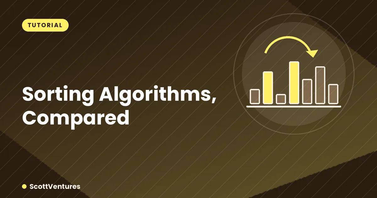 Cover: Sorting Algorithms, Compared