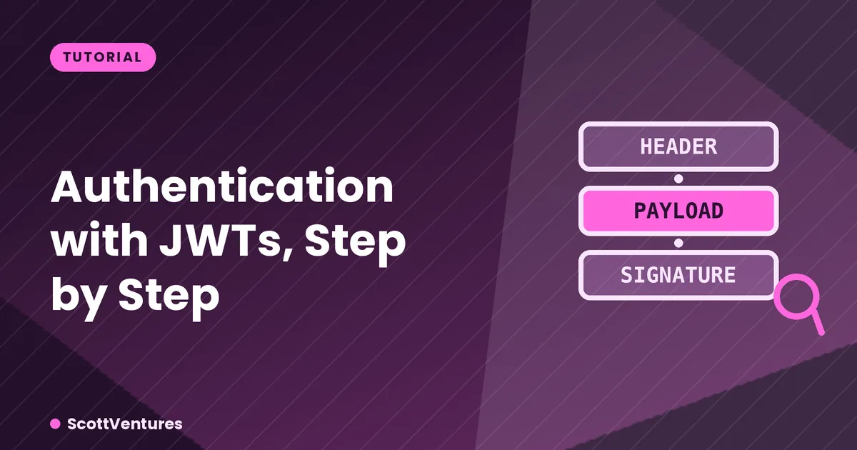 Cover: Authentication with JWTs, Step by Step