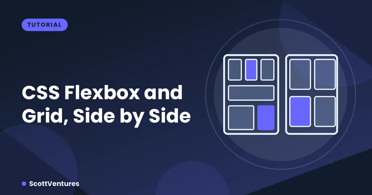 Cover: CSS Flexbox and Grid, Side by Side