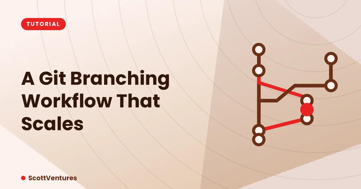 Cover: A Git Branching Workflow That Scales