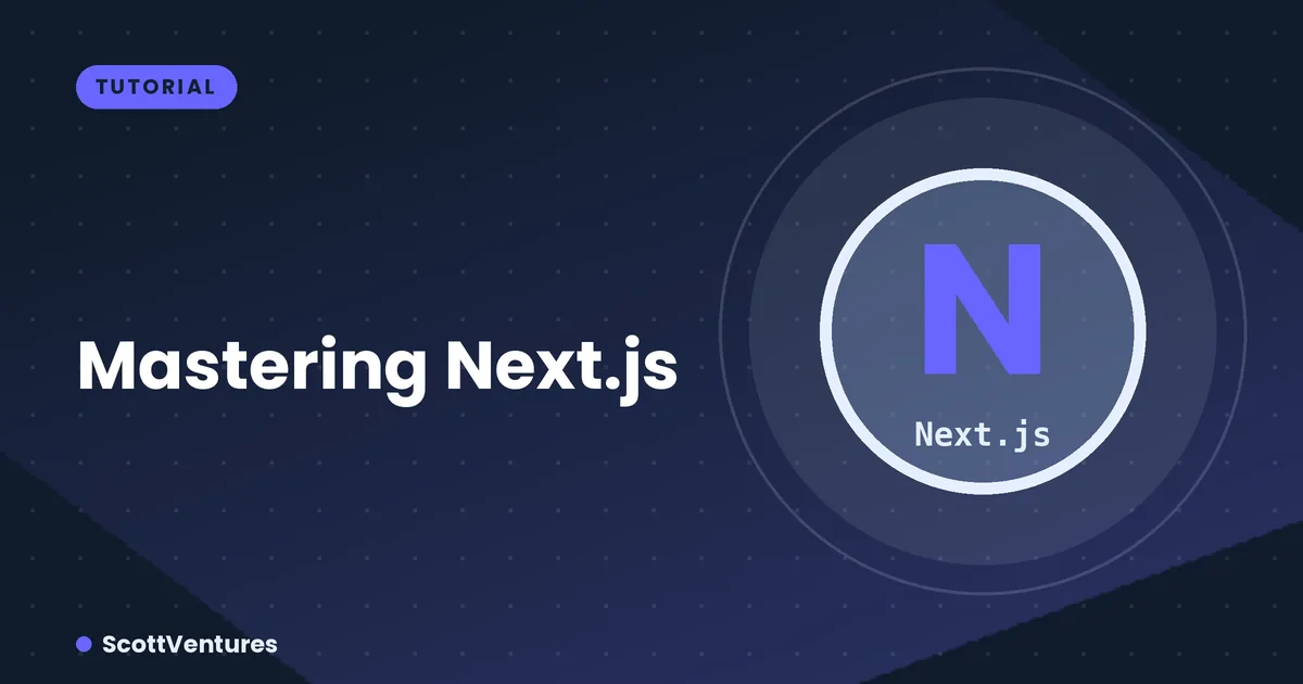 Cover: Mastering Next.js