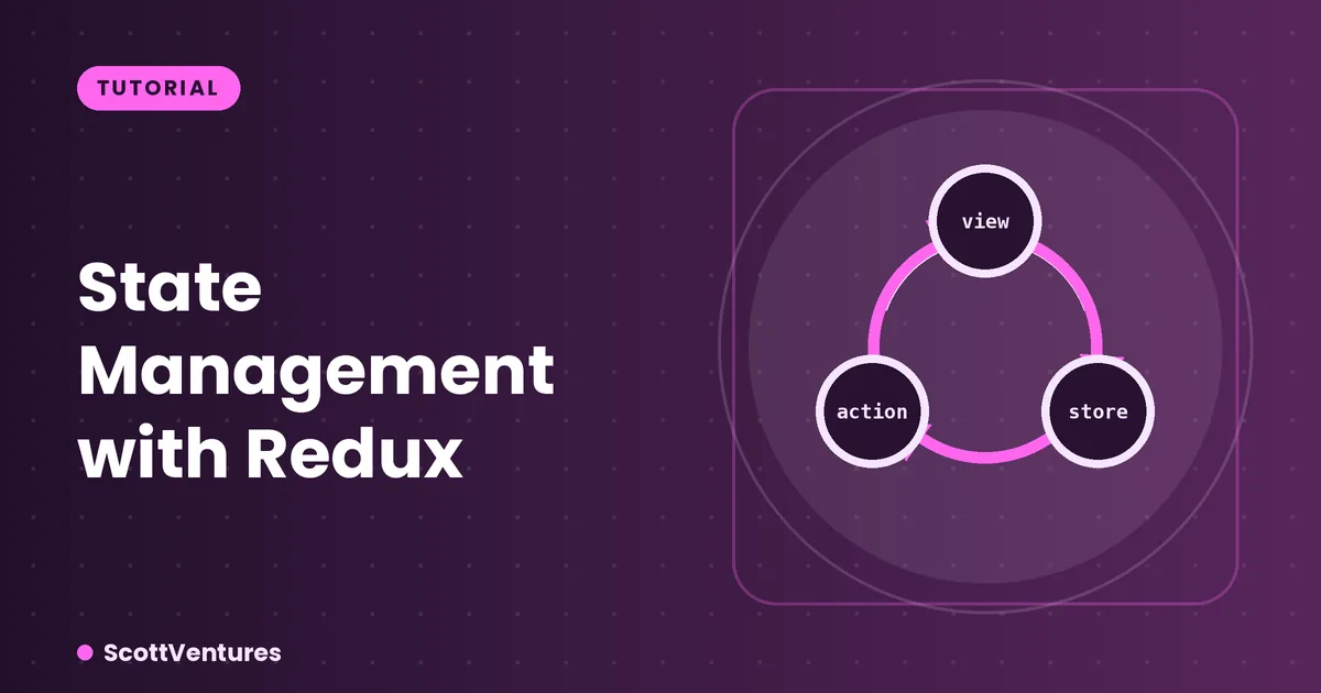 Cover: State Management with Redux