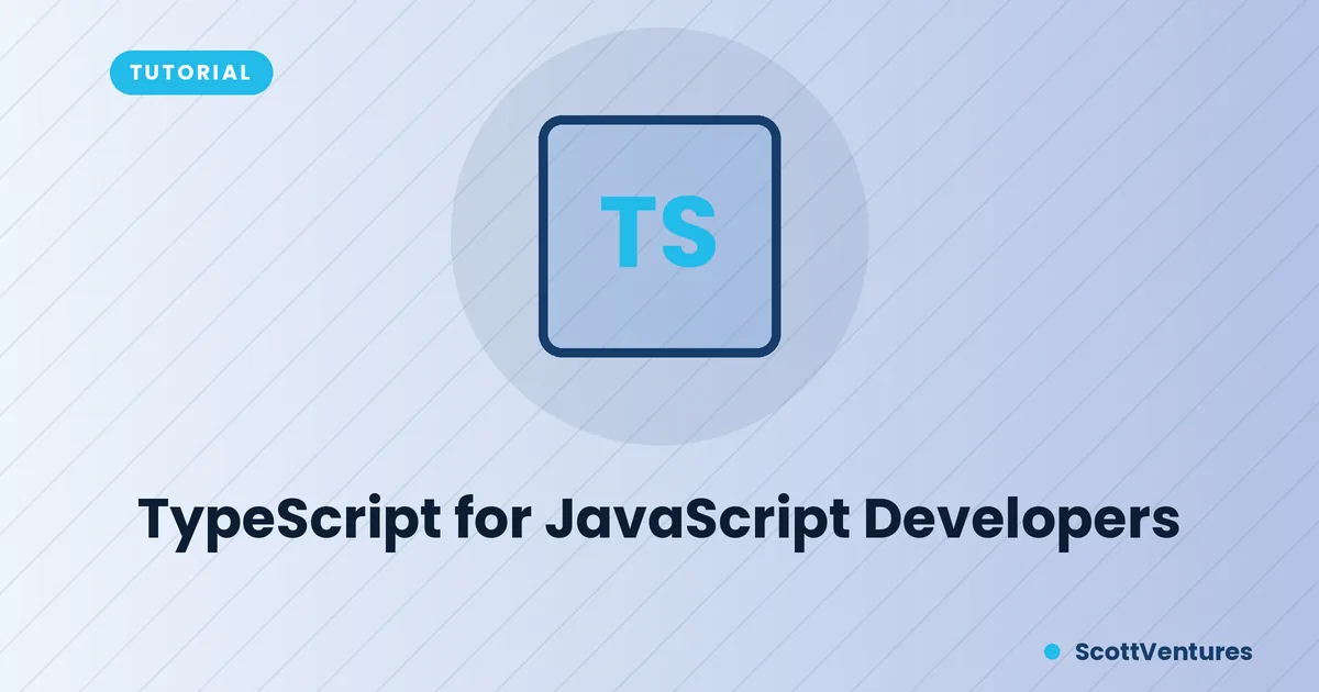 Cover: TypeScript for JavaScript Developers